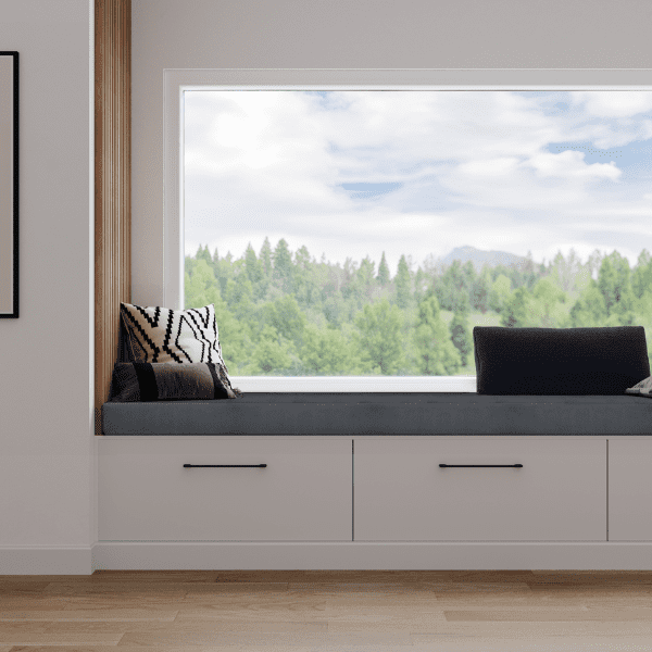 Coussin Banquette Intérieur Velours Gris Souris