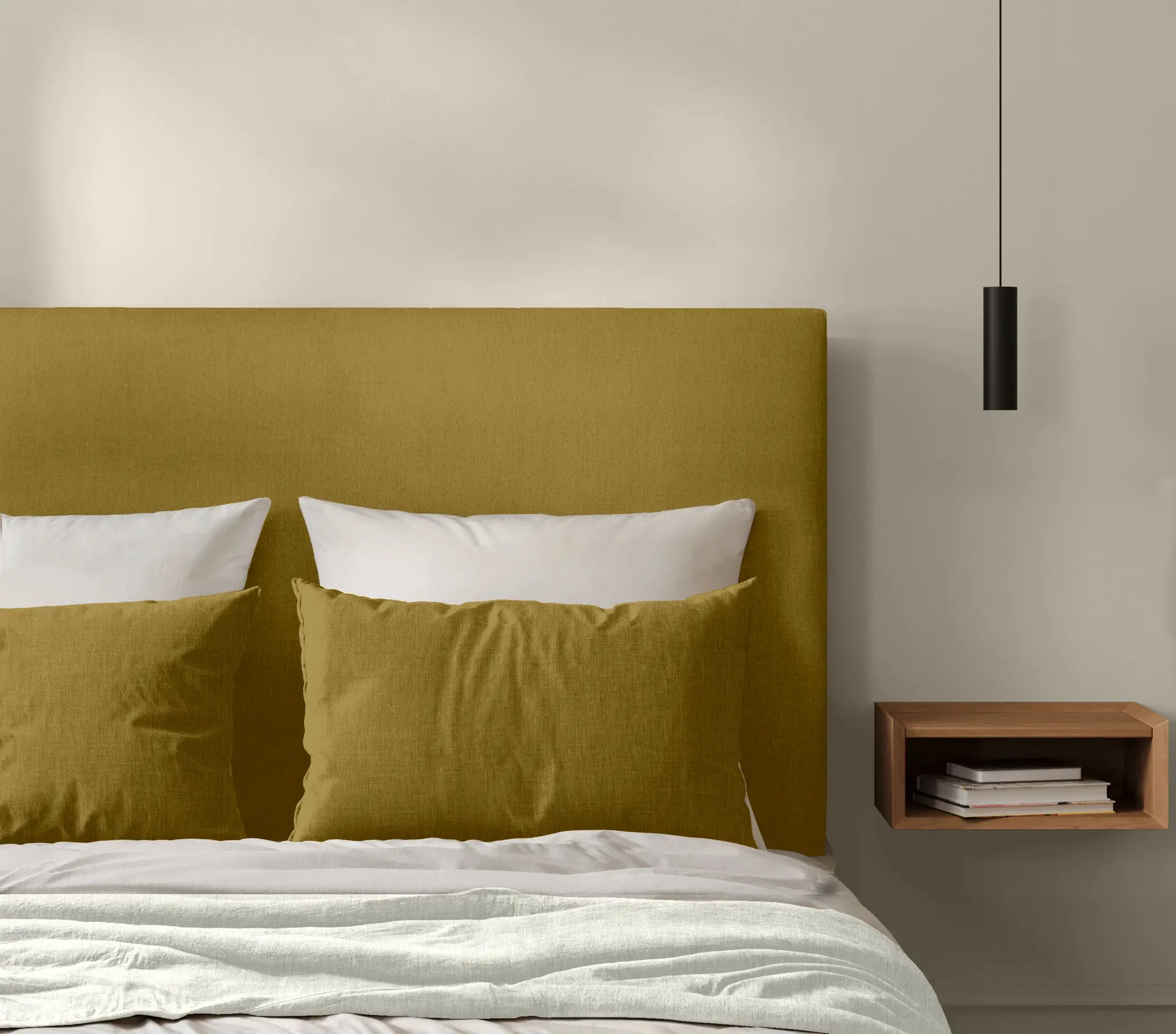 Tête de Lit Classique Lin Savane