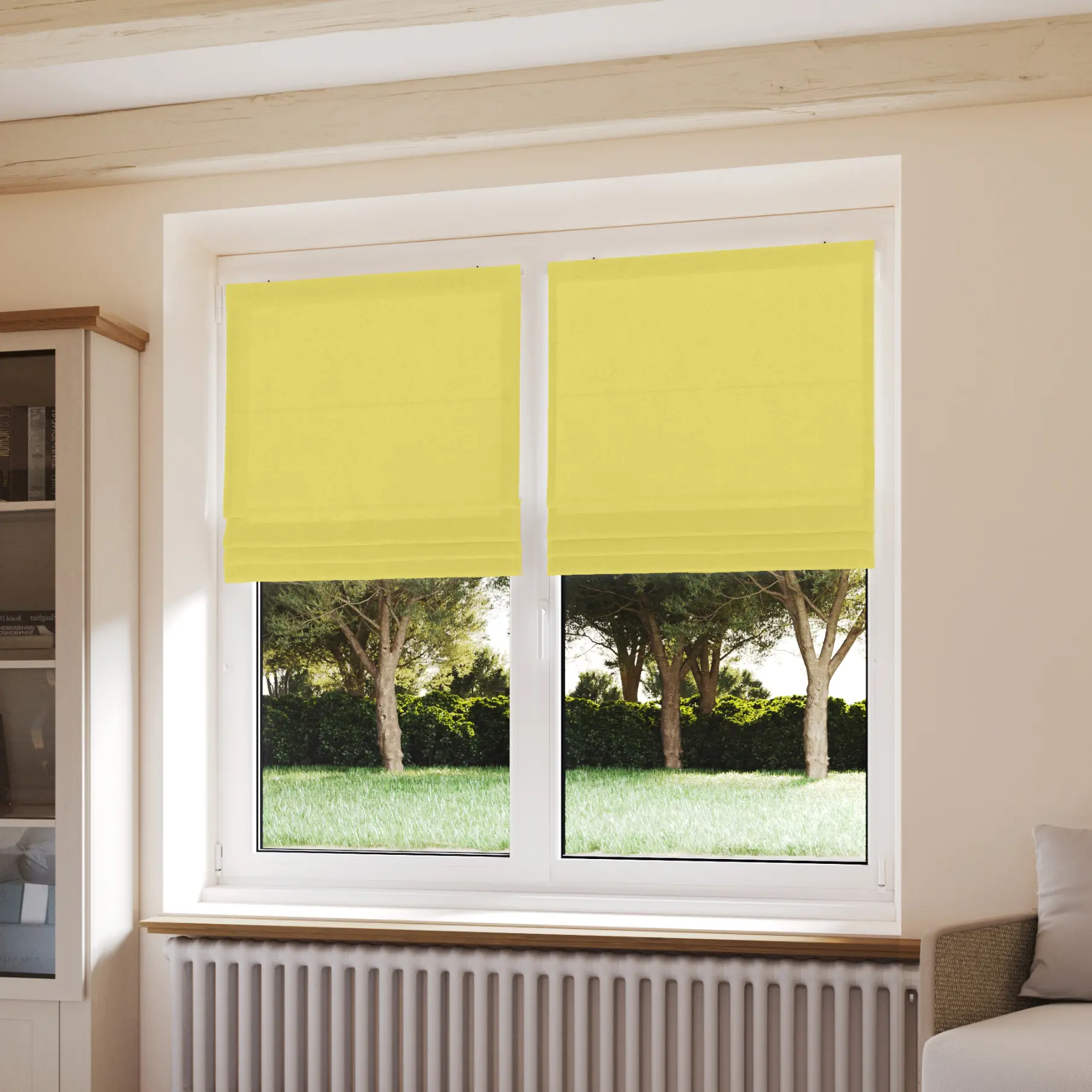 Store Bateau Unis Occultant Jaune