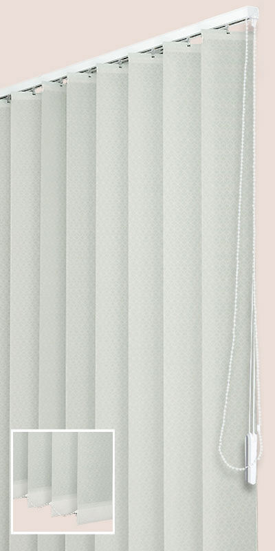 Stores Californiens Trapèzes Tamisants à Motifs Gris