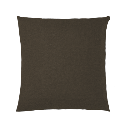 Coussin toile de jute Brun