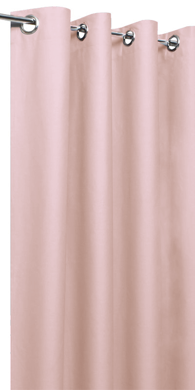 Rideaux tamisants rose poudré