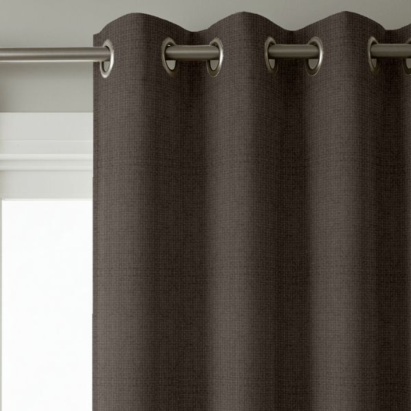 Rideau Tamisant Maillé Chocolat