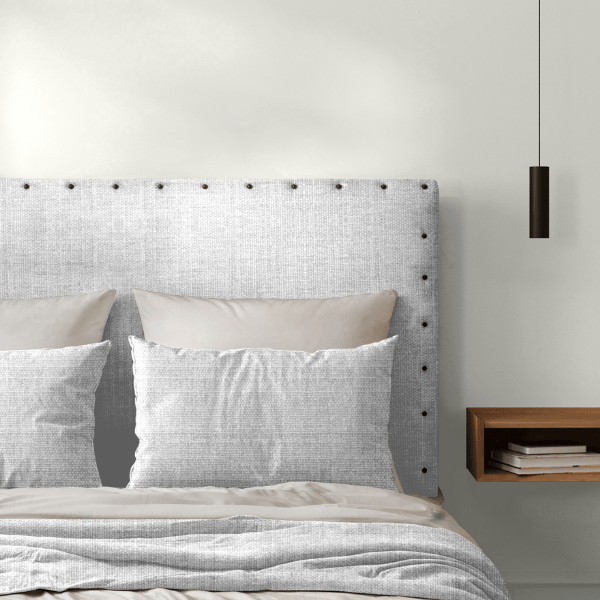 Tête de Lit Cloutée Chenillé