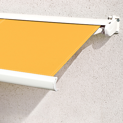 Store Banne Semi Coffre Jaune