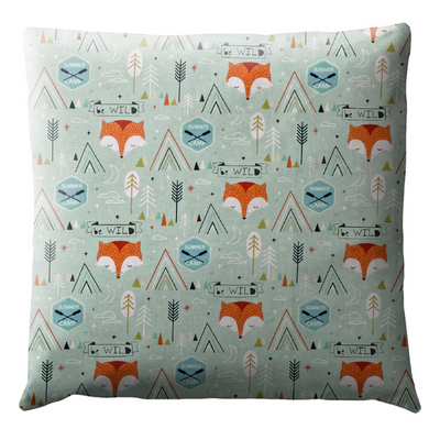 Coussin Enfants - Renard Vert
