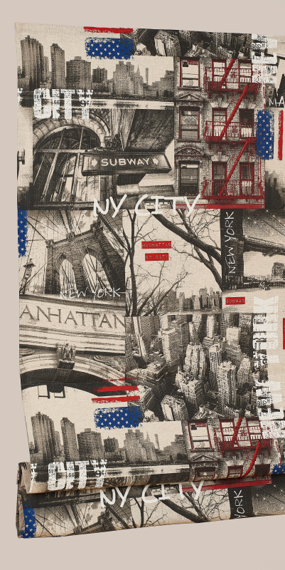 Stores Bateaux Ados - aspect new york - polyester - sur mesure - design épuré - fabrication française