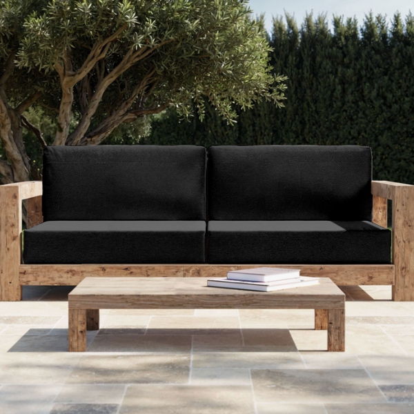 Coussin Banquette Extérieur Noire