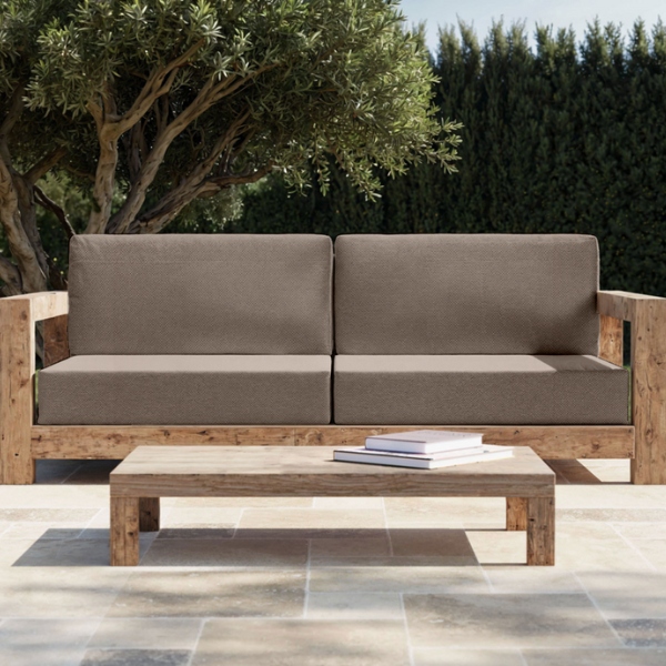 Coussin Banquette Extérieur Taupe