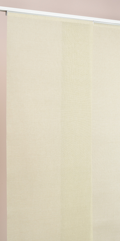 Panneaux japonais Tamisant beige - aspect toile de jute - polyester - sur mesure - durable et élégant