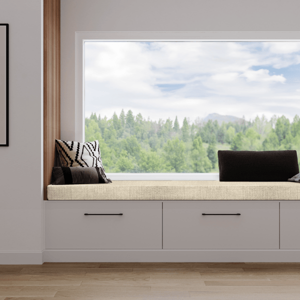 Coussin Banquette Intérieur Chenillé Sable