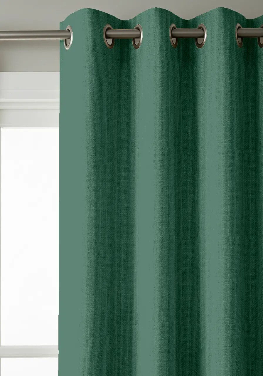 Rideaux en lin Bleu pacifique