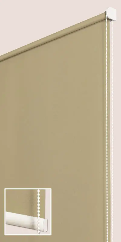 Stores Enrouleurs Beige Soltis Aluminisé