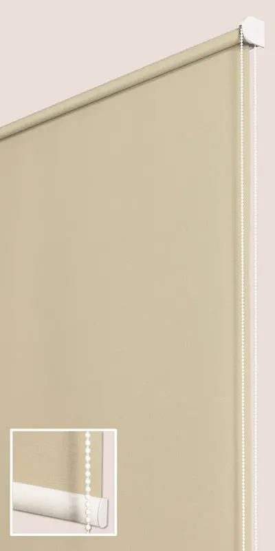 Stores Enrouleurs Blanc Cassé Aluminisé