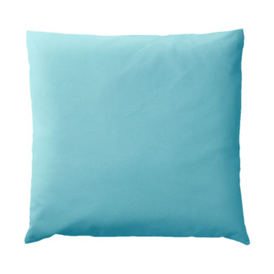 Coussin Uni Bleu Azur