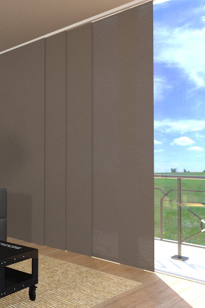 Panneaux Japonais en Lin Gris