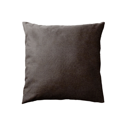 Coussin uni tissu aspect flanelle – Housse seule