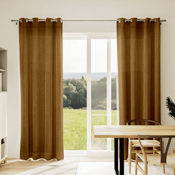 Rideaux Velours Camel