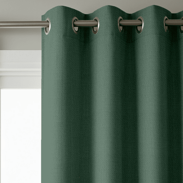 Rideau occultant chiné vert