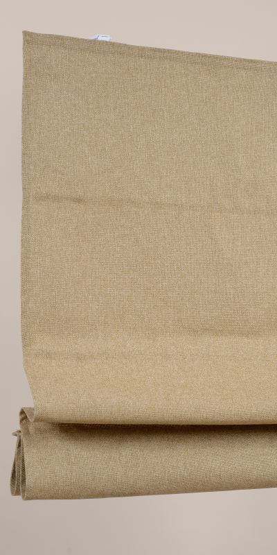 Store bateau aspect toile de jute argile - polyester - sur mesure - durable et élégant - fabrication française