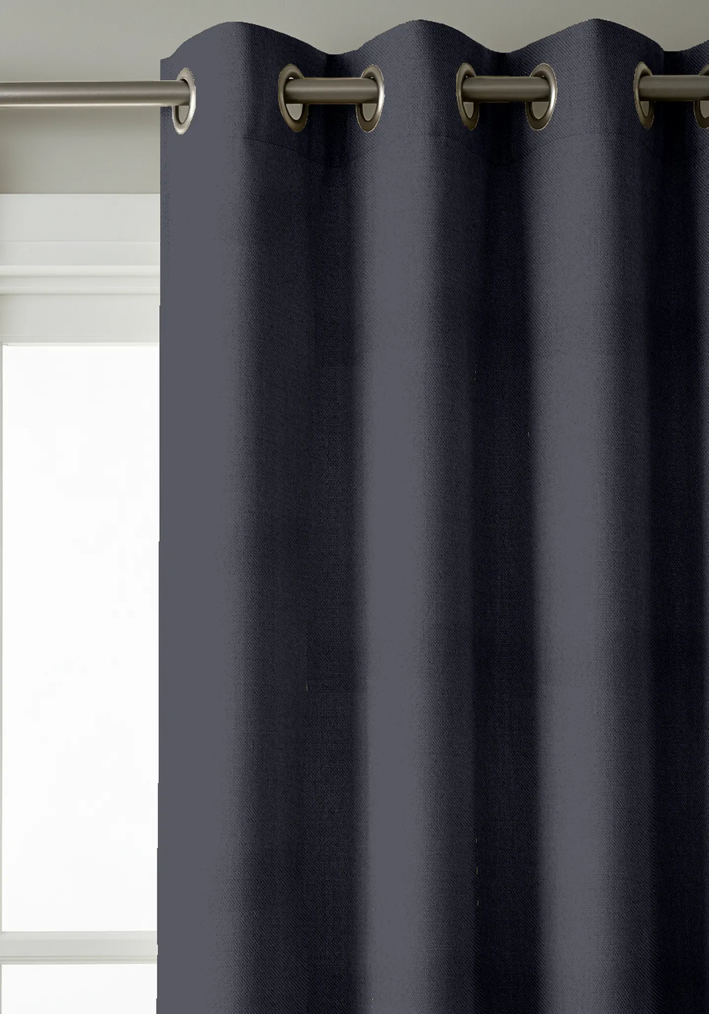 Rideau occultant gris ardoise