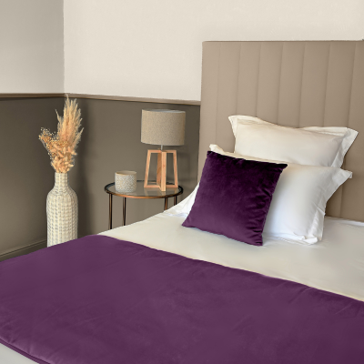 Chemin de Lit Prune-Violet