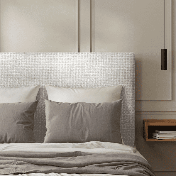 Tête de Lit Maillé Blanc