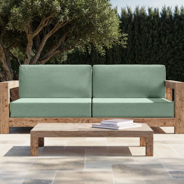 Coussin Banquette Extérieur Vert d'eau