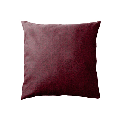 Coussin Flanelle Bordeaux