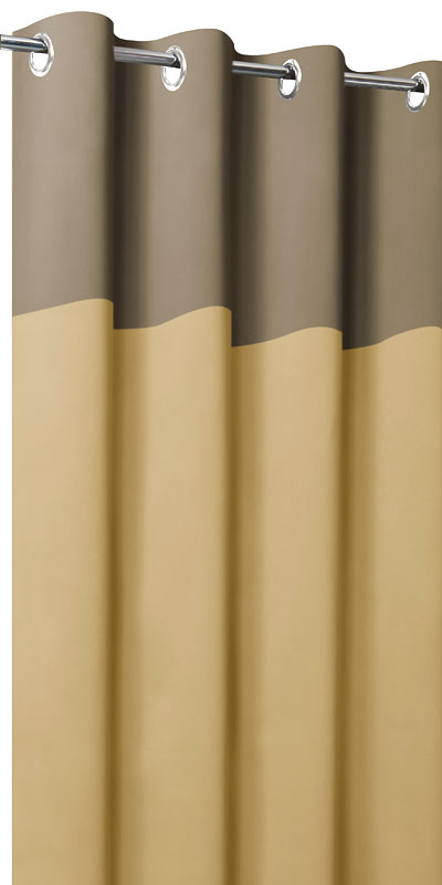 Rideaux Occultants Bicolores Gris & Beige