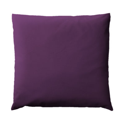 Coussin Uni Prune Violet