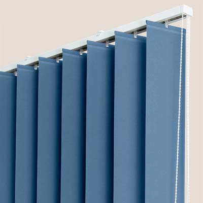 Stores californiens trapèzes tamisants unis - polyester - sur mesure - motorisé - Cordon et chaînette ou motorisé selon modèle