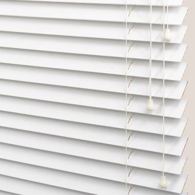 Store vénitien bois bambou blanc - sur mesure - fabrication française - design épuré - garantie 5 ans - durable et élégant