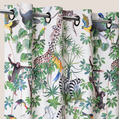 Rideau à motifs Tissu Enfants Classiques