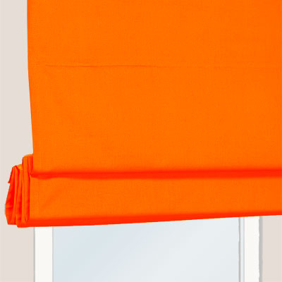 Store bateau mandarine tamisant - coton - sur mesure - design épuré