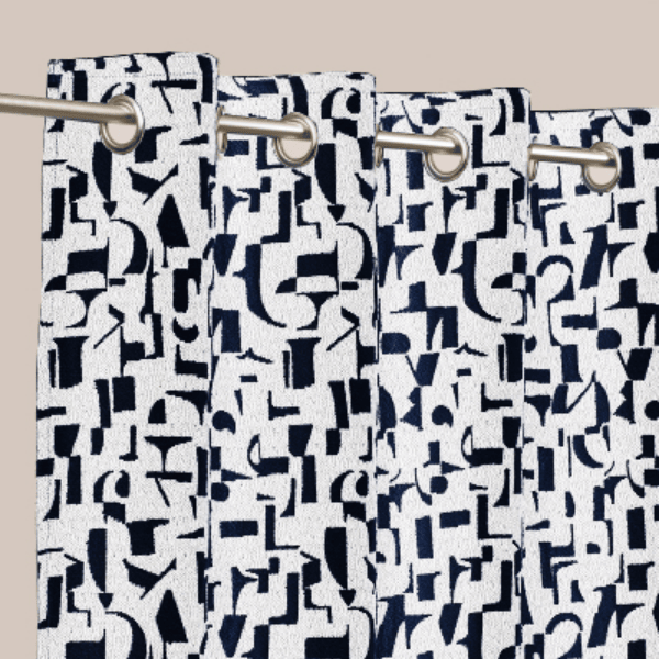 Rideaux Géometriques Lettres