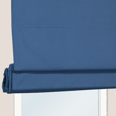 Store bateau bleu Gauloise tamisant - coton - fabrication française - design épuré - durable et élégant