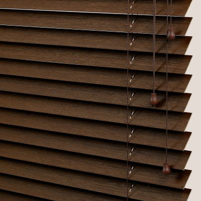 Store vénitien bois bambou chocolat - sur mesure