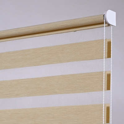 Stores Enrouleurs Jour Nuit Aspect Naturel Beige Sable