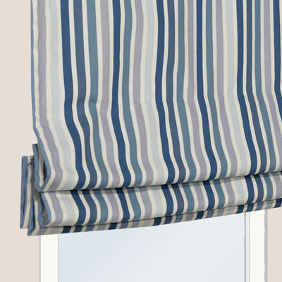 Store bateau à Rayures - coton - sur mesure - design épuré - fabrication française - durable et élégant