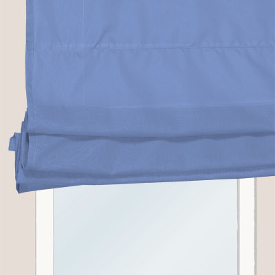 Stores bateaux Voilage étamine bleu