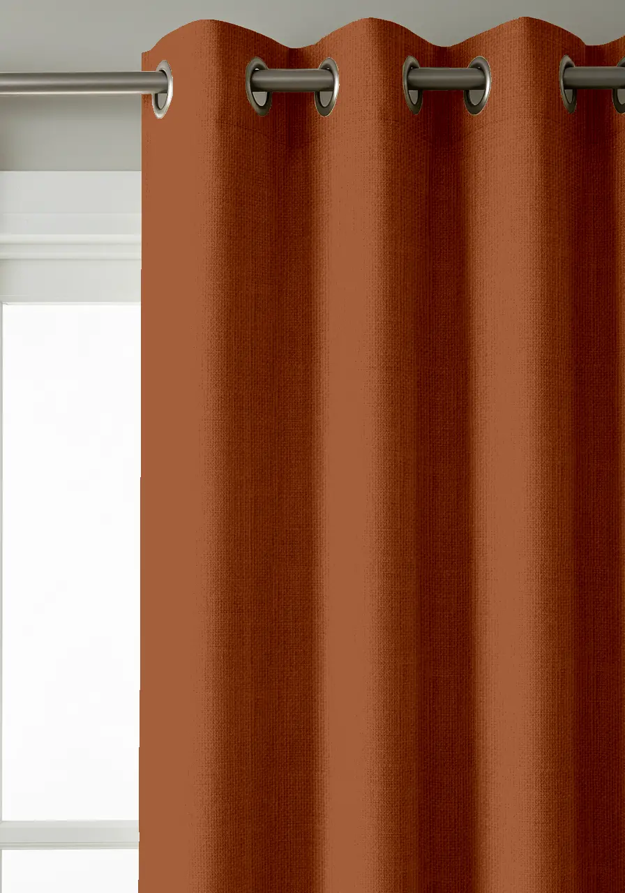 Rideaux en Lin cognac