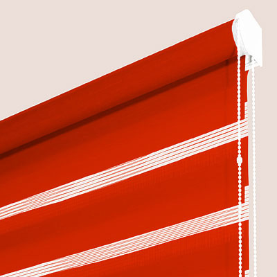 Store jour nuit rouge