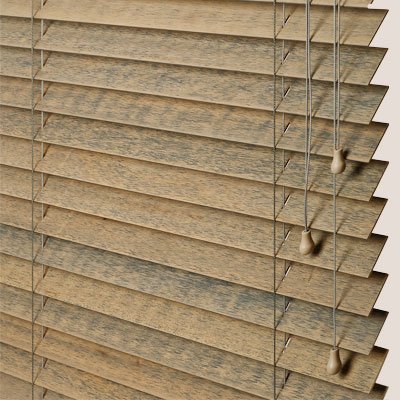 Store vénitien bois exotique - bois abachi texturé - sur mesure - design épuré