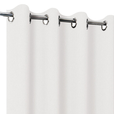 Rideau occultant aspect flanelle écru