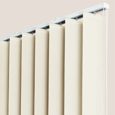 Stores californiens anti chaleur blanc - polyester - design épuré - durable et élégant - fabrication française