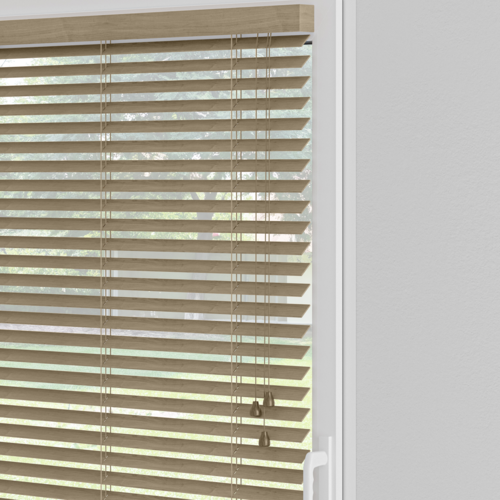 Store horizontal bois texturé - bois abachi texturé - sur mesure - fabrication française - design épuré