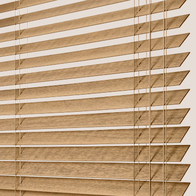 Store vénitien bois texturé haut de gamme - bois abachi texturé - sur mesure - fabrication française - design épuré