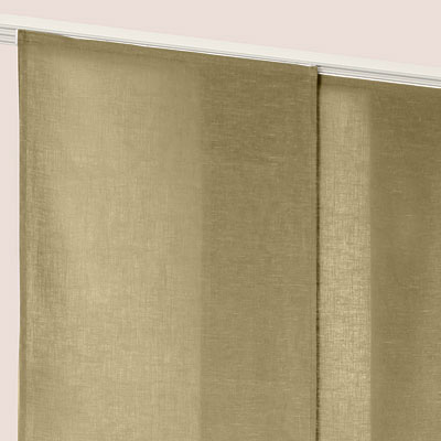 Panneaux Japonais en Toile de lin - sur mesure - tamisant - Options de pose Plafond ou équerres réglables 6 à 11 cm