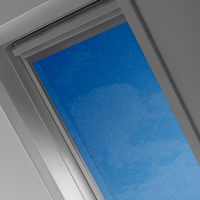 Store tamisant compatible avec les fenêtres de toit VELUX S08 - polyester - fabrication française - durable et élégant